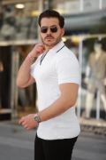 Erkek Yakalı Kısa Kollu T-shirt resmi
